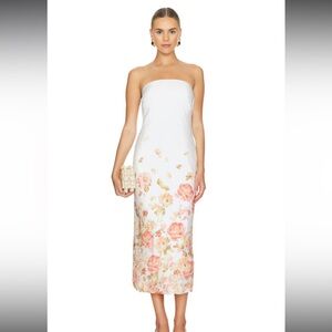 Yumi Kim Nevada Dress field of flowers strapless